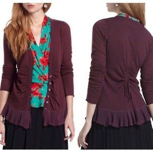 Last chance Anthropologie Rosie Neira "Button Trail" Cardigan